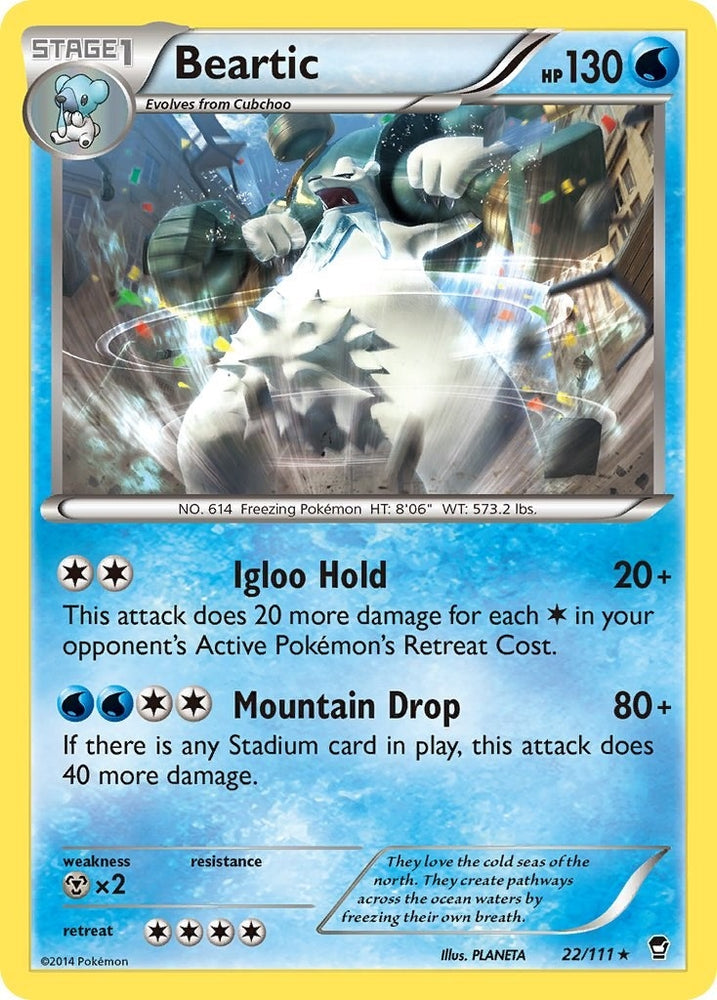 Image for Beartic (22/111) [XY - Furious Fists]