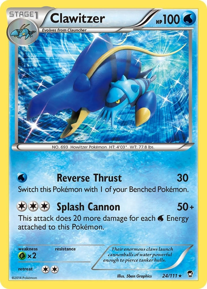 Image for Clawitzer (24/111) [XY - Furious Fists]