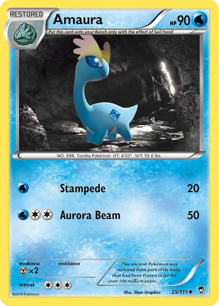 Image for Amaura (25/111) [XY - Furious Fists]