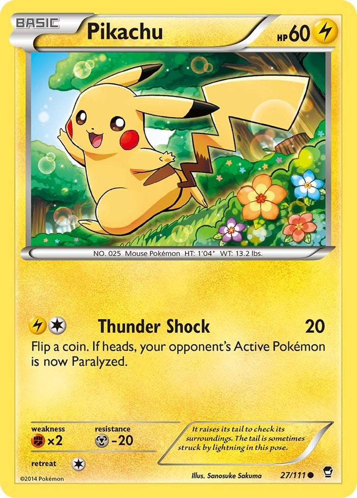 Image for Pikachu (27/111) [XY - Furious Fists]