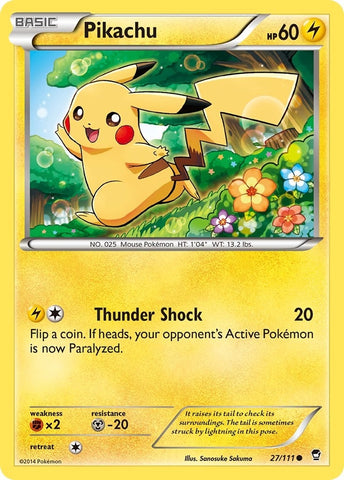 Image for Pikachu (27/111) [XY - Furious Fists]