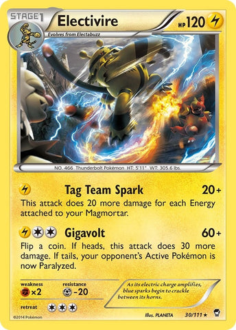 Image for Electivire (30/111) [XY - Furious Fists]