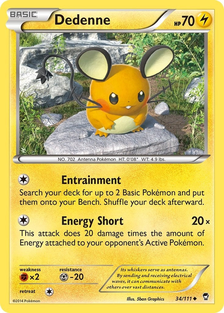 Image for Dedenne (34/111) [XY - Furious Fists]