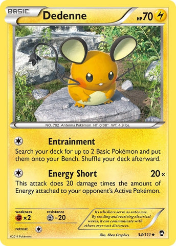 Image for Dedenne (34/111) [XY - Furious Fists]