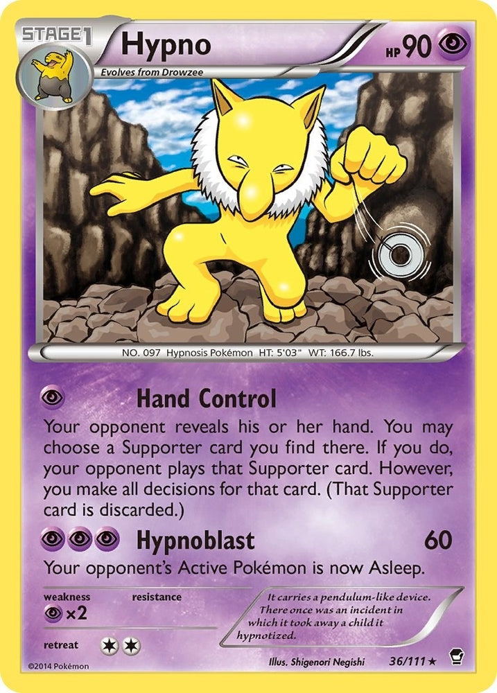 Image for Hypno (36/111) [XY - Furious Fists]