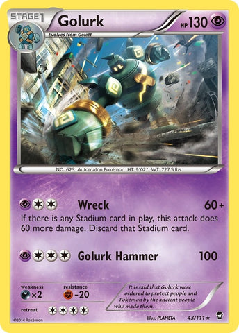 Image for Golurk (43/111) [XY - Furious Fists]