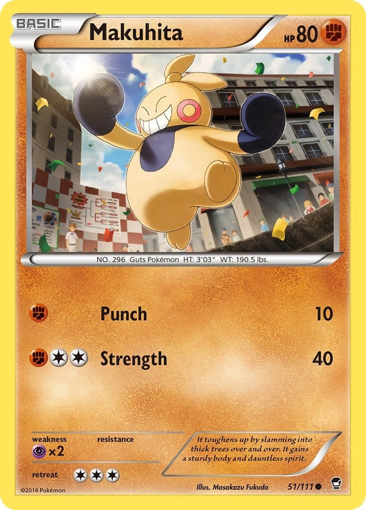 Image for Makuhita (51/111) [XY - Furious Fists]