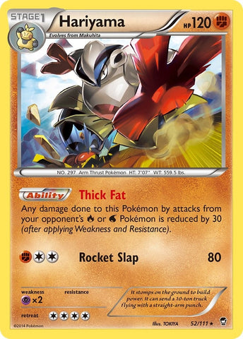 Image for Hariyama (52/111) [XY - Furious Fists]