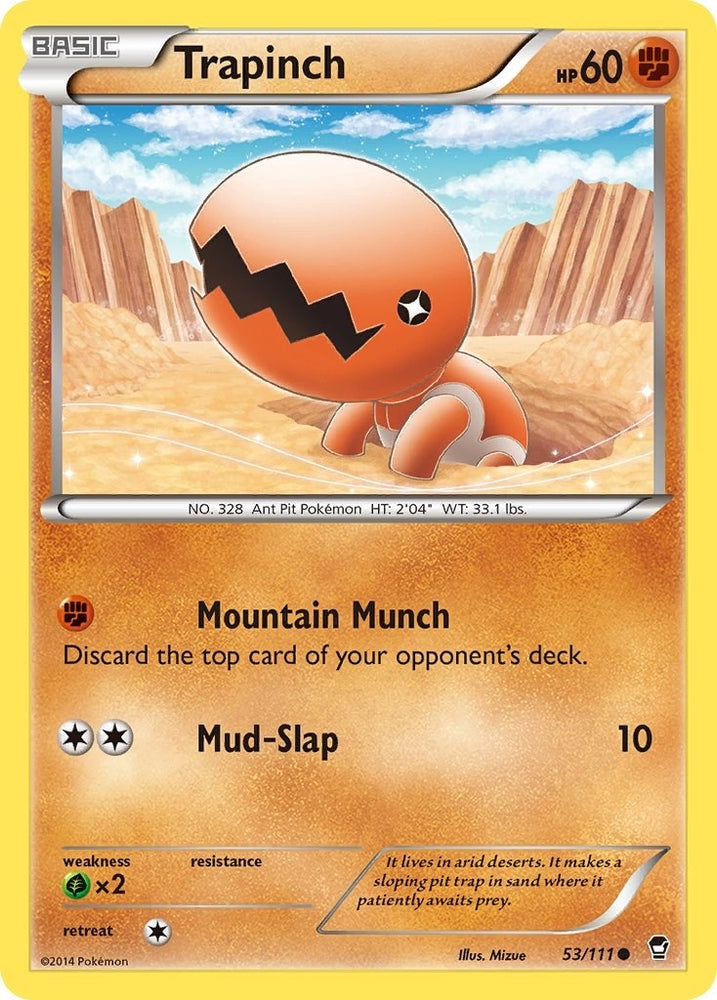 Image for Trapinch (53/111) [XY - Furious Fists]