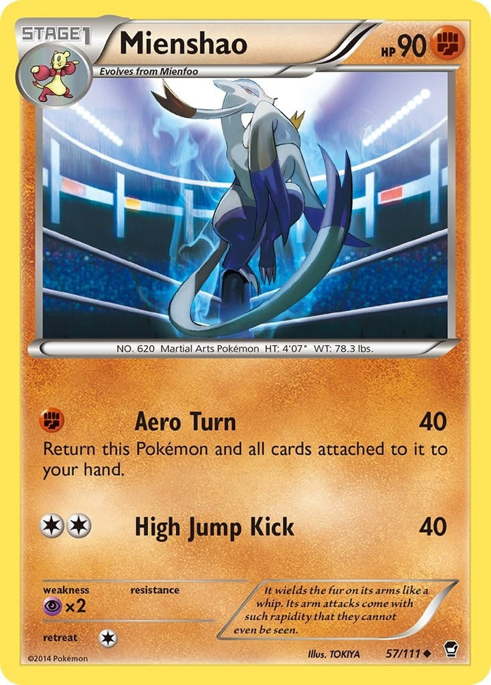 Image for Mienshao (57/111) [XY - Furious Fists]