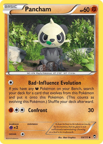 Image for Pancham (59) (59/111) [XY - Furious Fists]