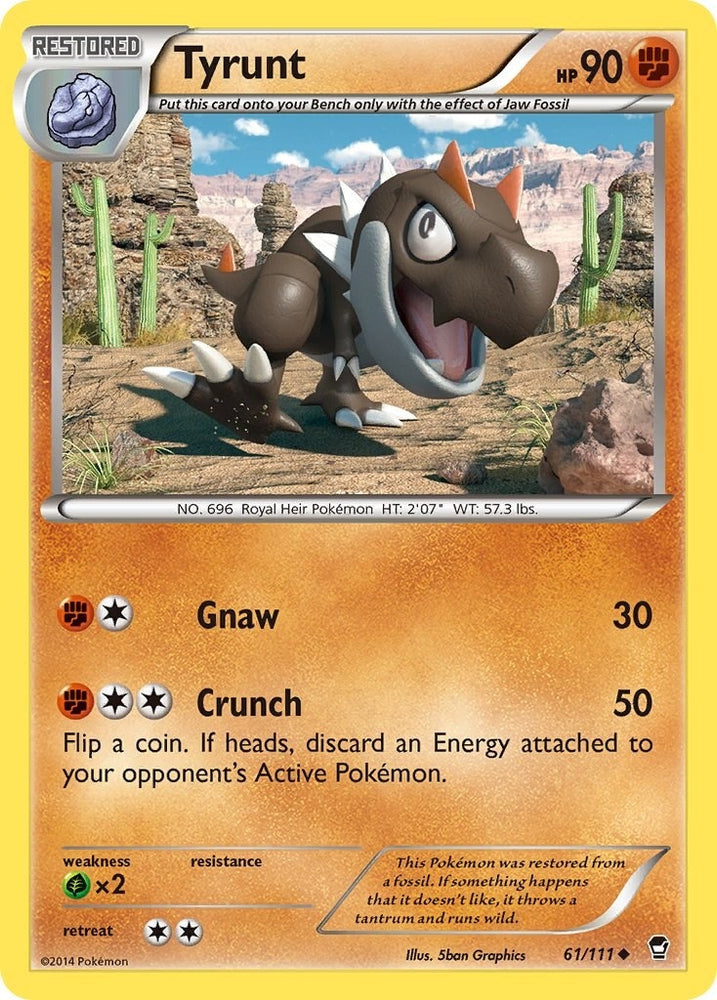 Image for Tyrunt (61/111) [XY - Furious Fists]