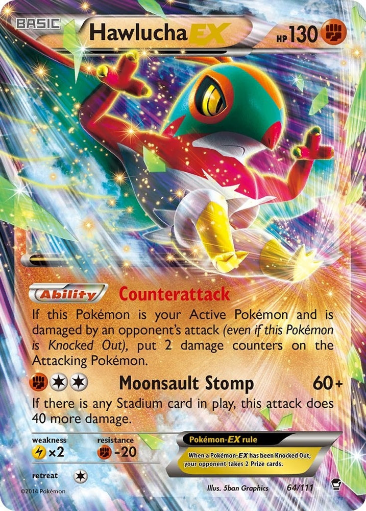 Image for Hawlucha EX (64/111) [XY - Furious Fists]