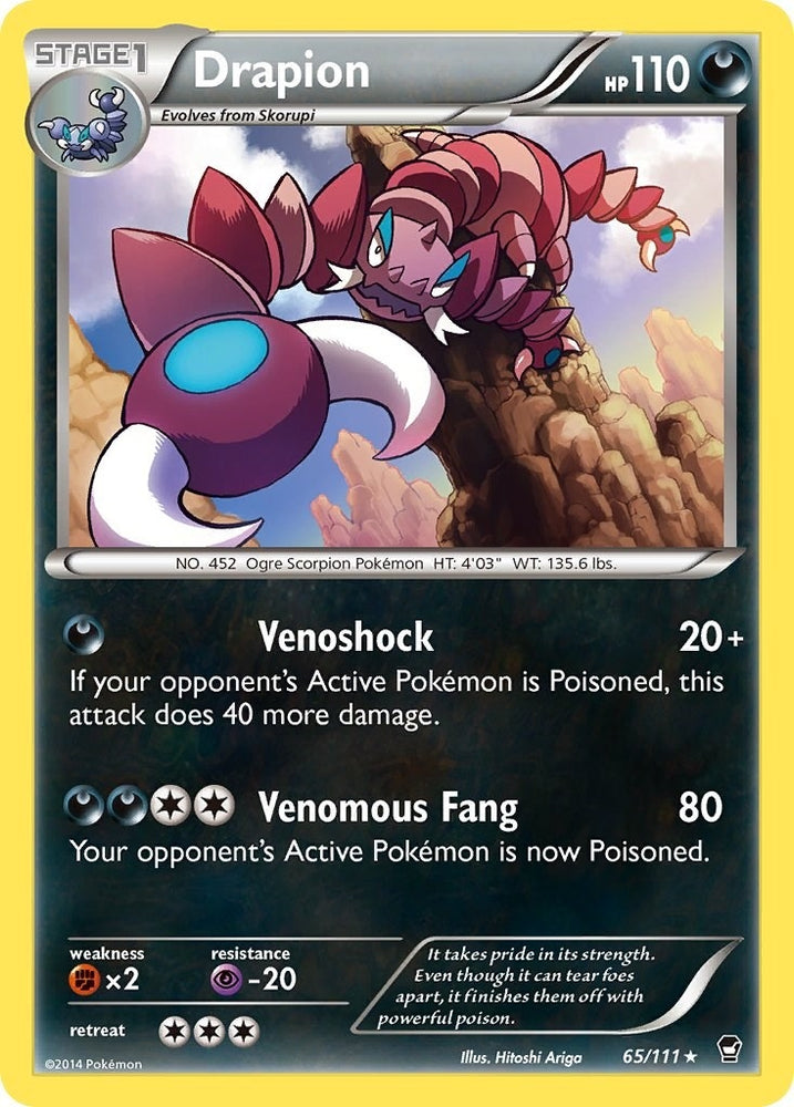 Image for Drapion (65/111) [XY - Furious Fists]