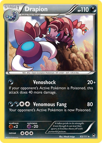 Image for Drapion (65/111) [XY - Furious Fists]