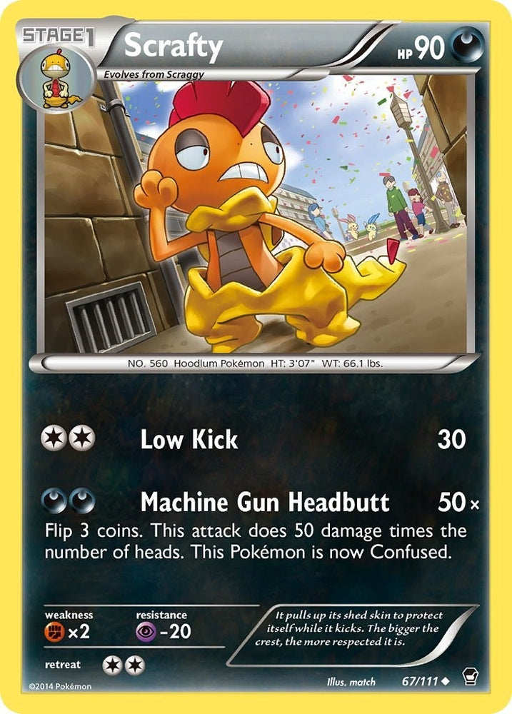 Image for Scrafty (67/111) [XY - Furious Fists]