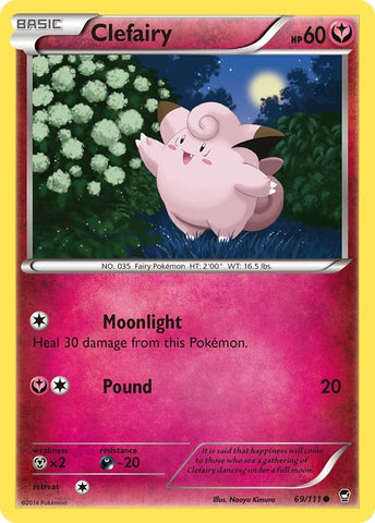 Image for Clefairy (69) (69/111) [XY - Furious Fists]