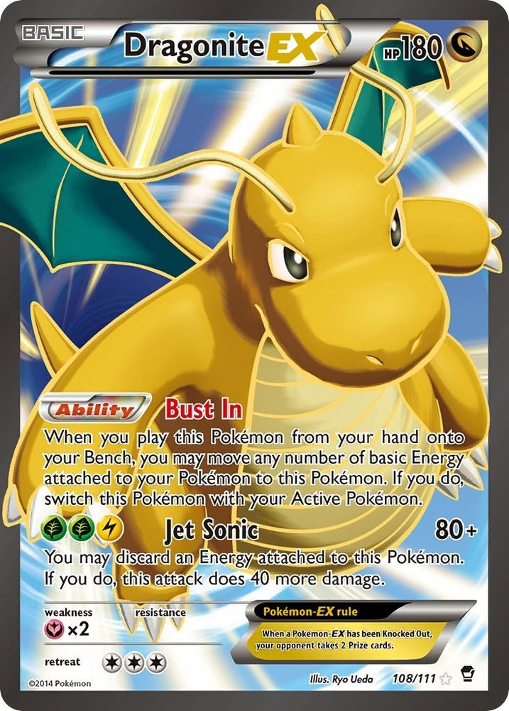 Image for Dragonite EX (108 Full Art) (108/111) [XY - Furious Fists]
