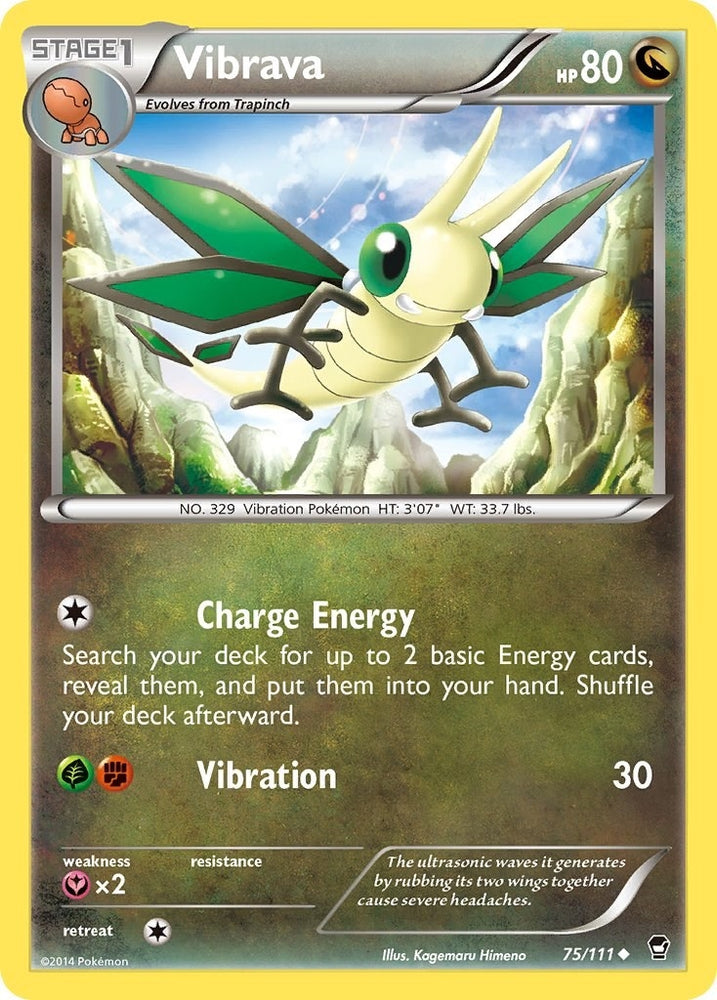 Image for Vibrava (75/111) [XY - Furious Fists]