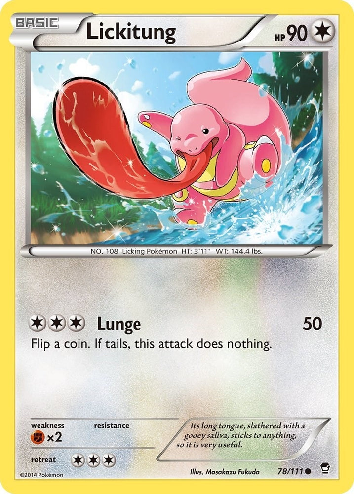 Image for Lickitung (78/111) [XY - Furious Fists]