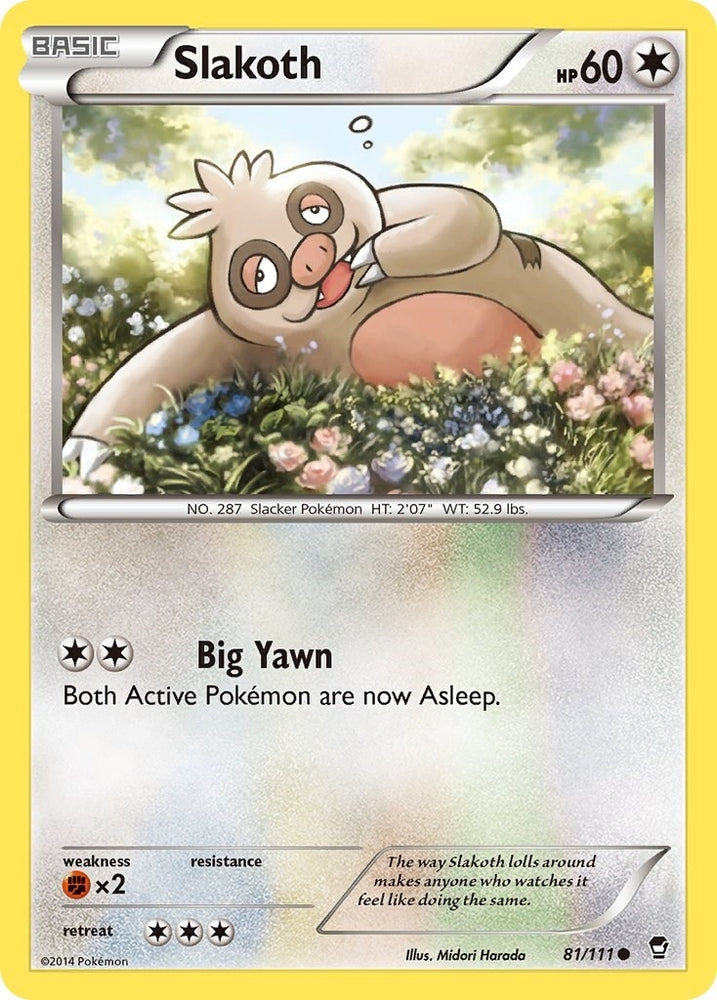 Image for Slakoth (81/111) [XY - Furious Fists]