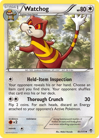Image for Watchog (85/111) [XY - Furious Fists]
