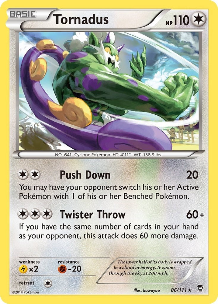 Image for Tornadus (86/111) [XY - Furious Fists]