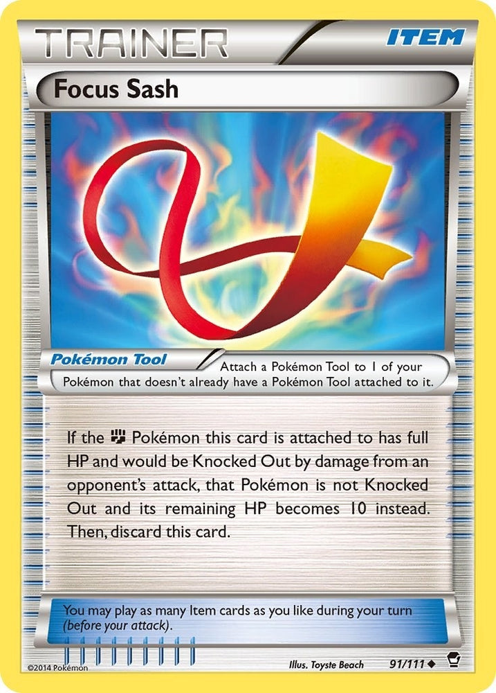 Image for Focus Sash (91/111) [XY - Furious Fists]
