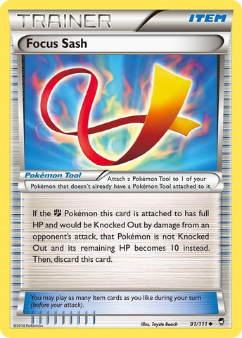 Image for Focus Sash (91/111) [XY - Furious Fists]