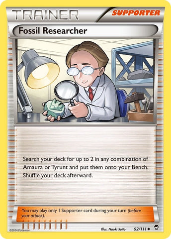 Image for Fossil Researcher (92/111) [XY - Furious Fists]