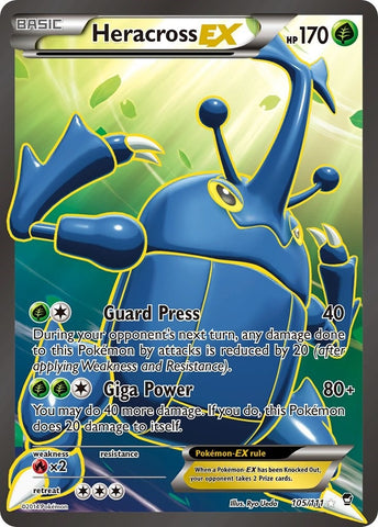 Image for Heracross EX (105 Full Art) (105/111) [XY - Furious Fists]