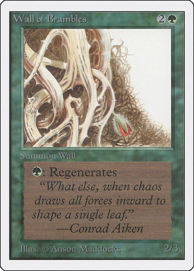 Image for Wall of Brambles - Magic: The Gathering