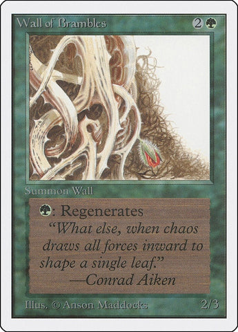 Image for Wall of Brambles - Magic: The Gathering