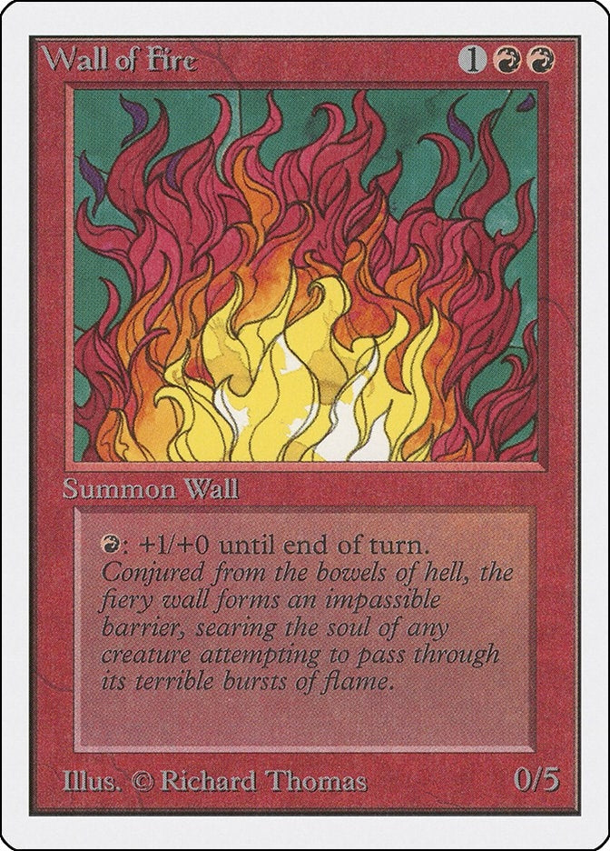 Image for Wall of Fire - Magic: The Gathering