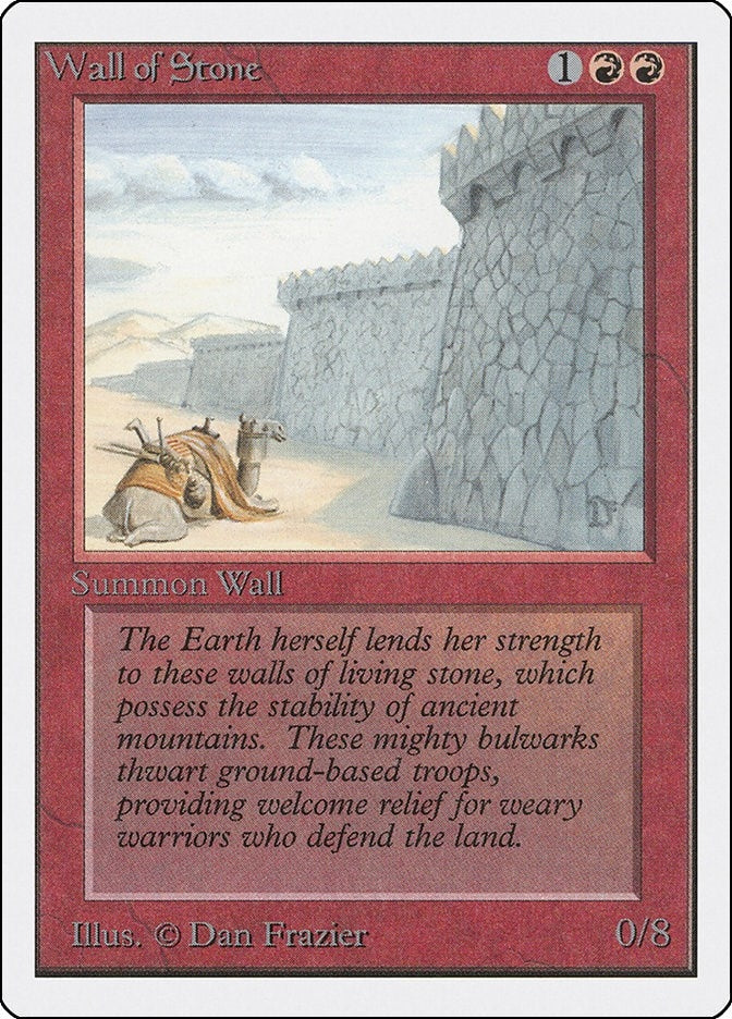 Image for Wall of Stone - Magic: The Gathering