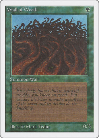 Image for Wall of Wood - Magic: The Gathering