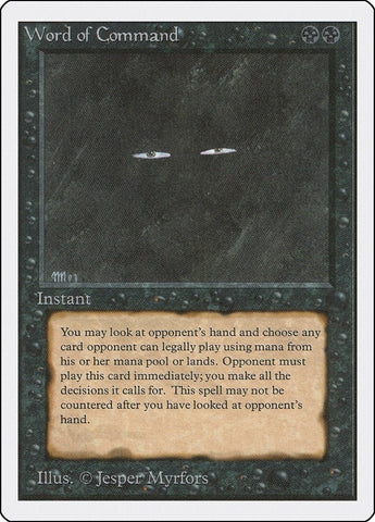 Image for Word of Command - Magic: The Gathering