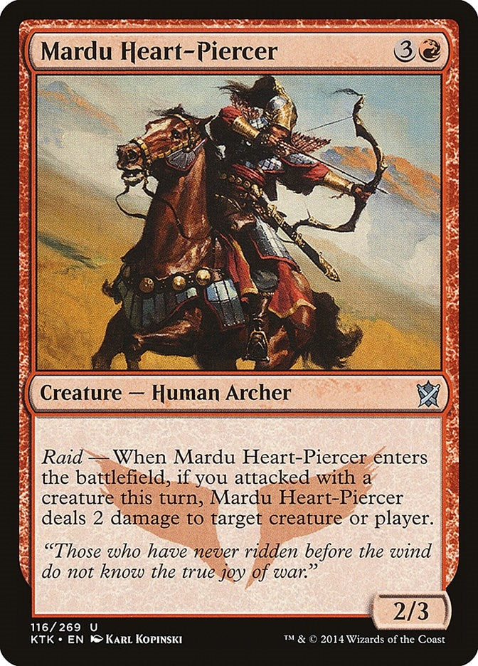 Image for Mardu Heart-Piercer (116) [Khans of Tarkir]