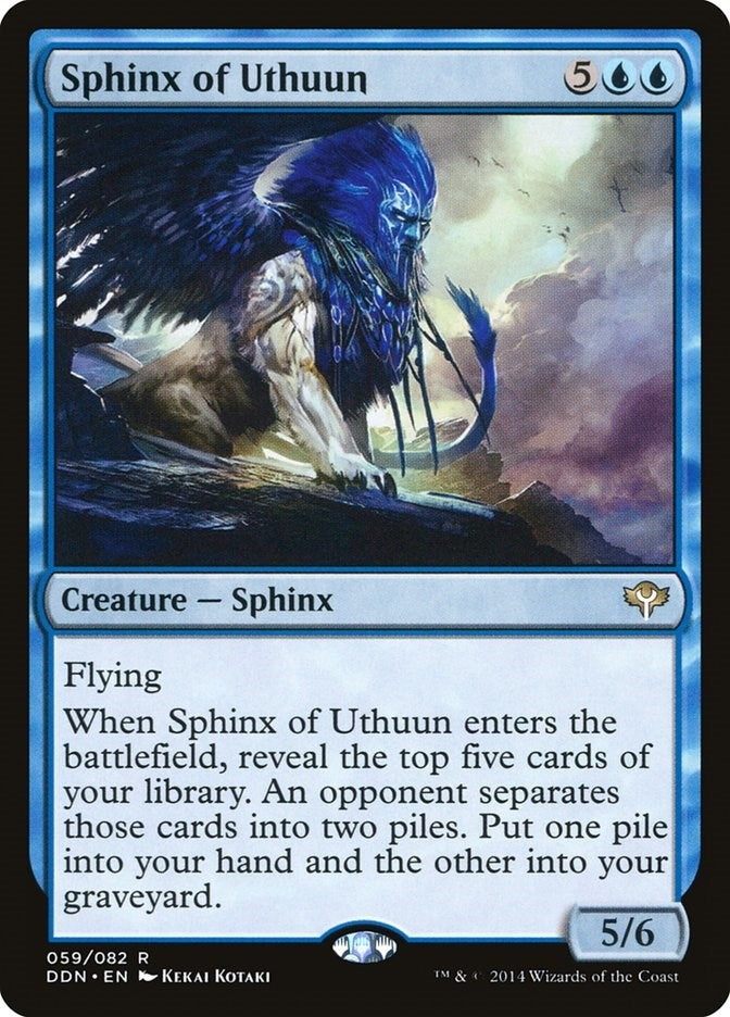Image for Sphinx of Uthuun (59) [Duel Decks: Speed vs. Cunning]