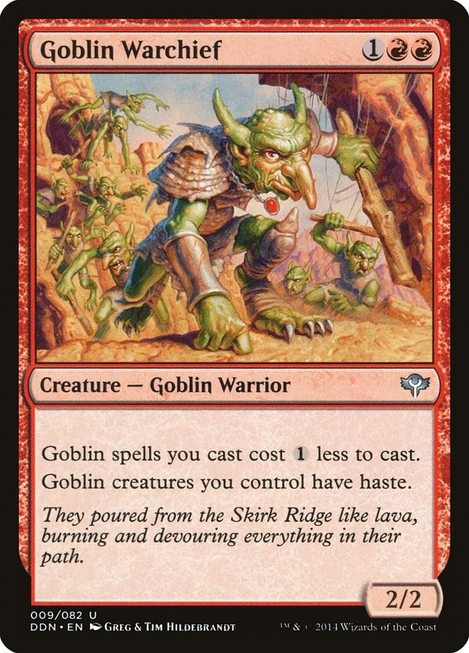 Image for Goblin Warchief (9) [Duel Decks: Speed vs. Cunning]