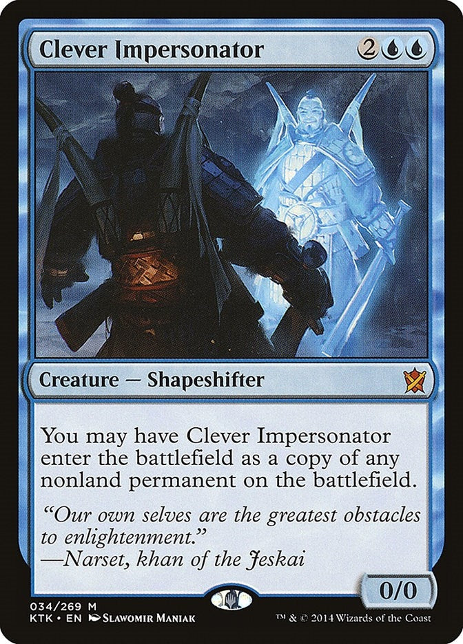 Image for Clever Impersonator (34) [Khans of Tarkir]