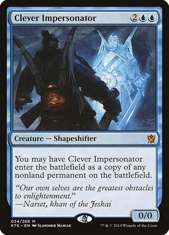 Image for Clever Impersonator (34) [Khans of Tarkir]