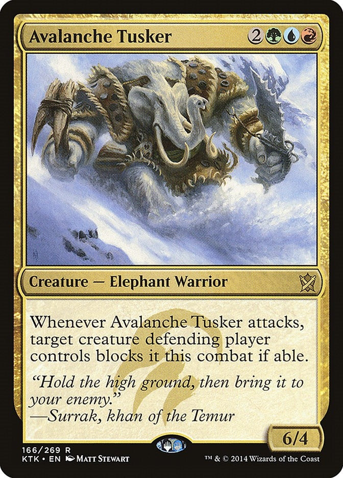 Image for Avalanche Tusker (166) [Khans of Tarkir]