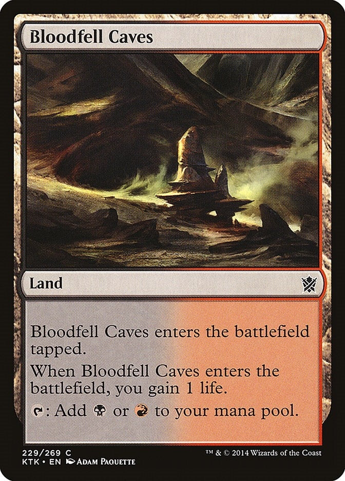 Image for Bloodfell Caves (229) [Khans of Tarkir]