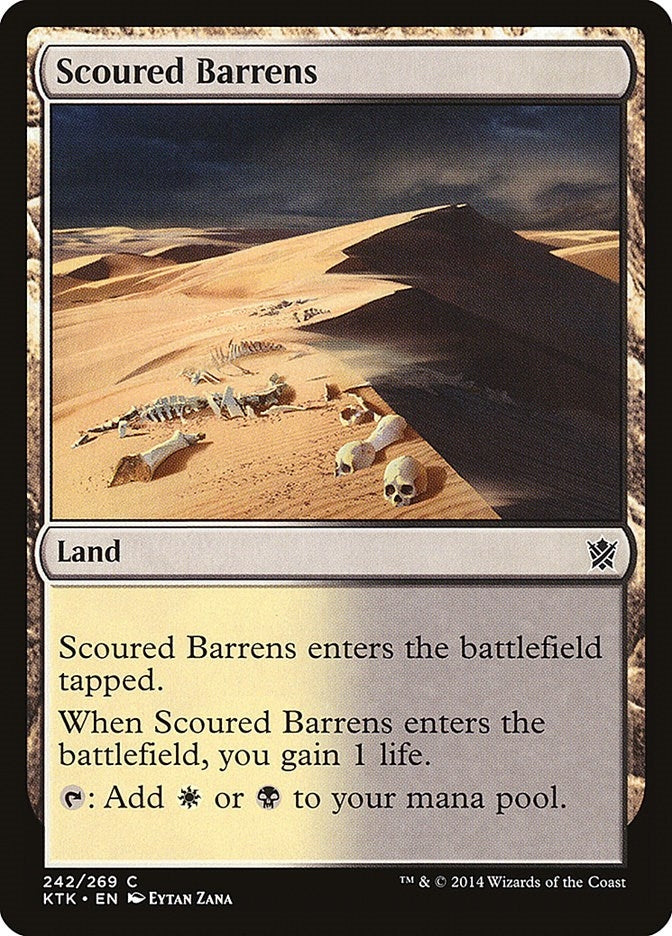 Image for Scoured Barrens (242) [Khans of Tarkir]