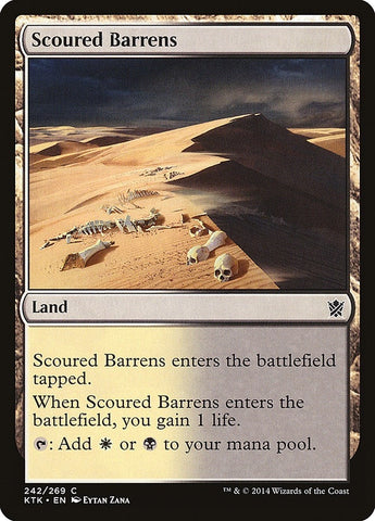 Image for Scoured Barrens (242) [Khans of Tarkir]