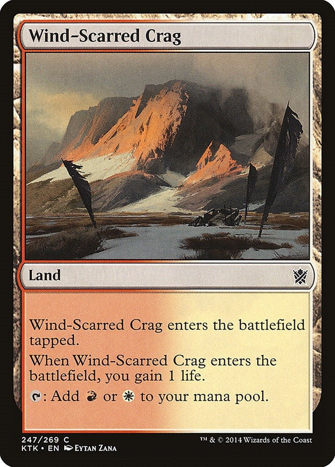 Image for Wind-Scarred Crag (247) [Khans of Tarkir]