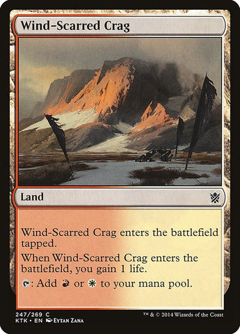 Image for Wind-Scarred Crag (247) [Khans of Tarkir]