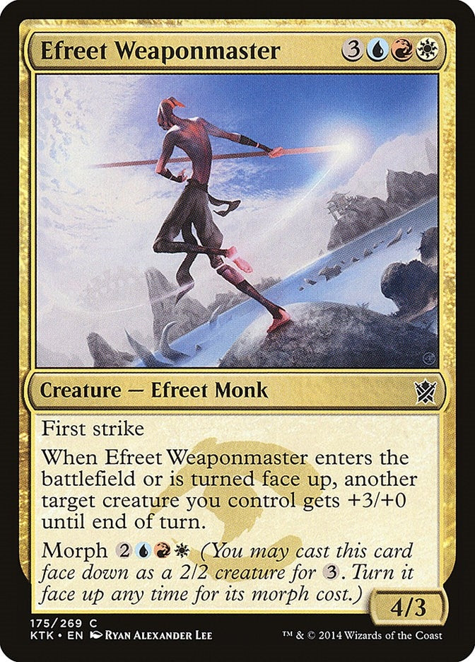 Image for Efreet Weaponmaster (175) [Khans of Tarkir]