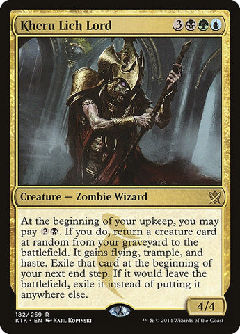 Image for Kheru Lich Lord (182) [Khans of Tarkir]